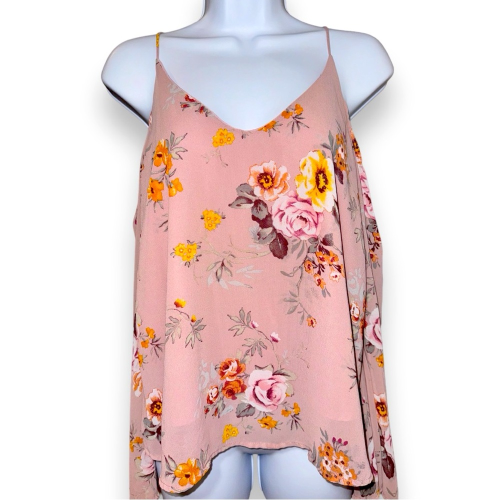 Haute Monde Cold Shoulder Floral Blouse